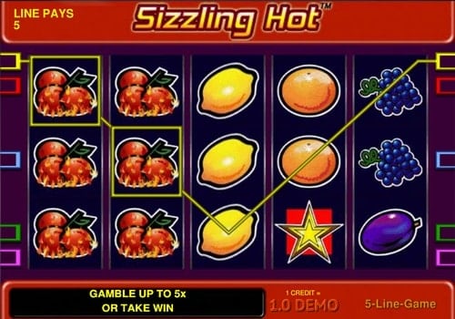 Игровые автоматы онлайн с выводом денег на карту - Sizzling Hot
