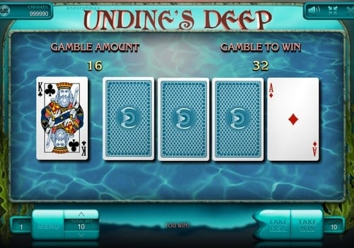 Риск игра в онлайн аппарате Undine’s Deep
